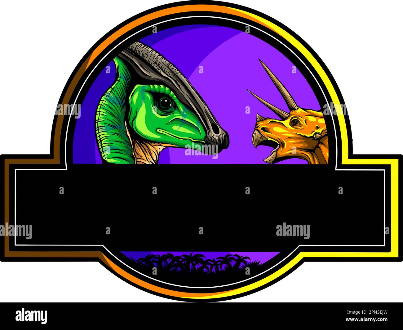 Dinosaur Park Illustration Fun Park Vector Illustration Stock Vector dinosaur-park-illustration-fun-park-vector-illustration-stock-vector