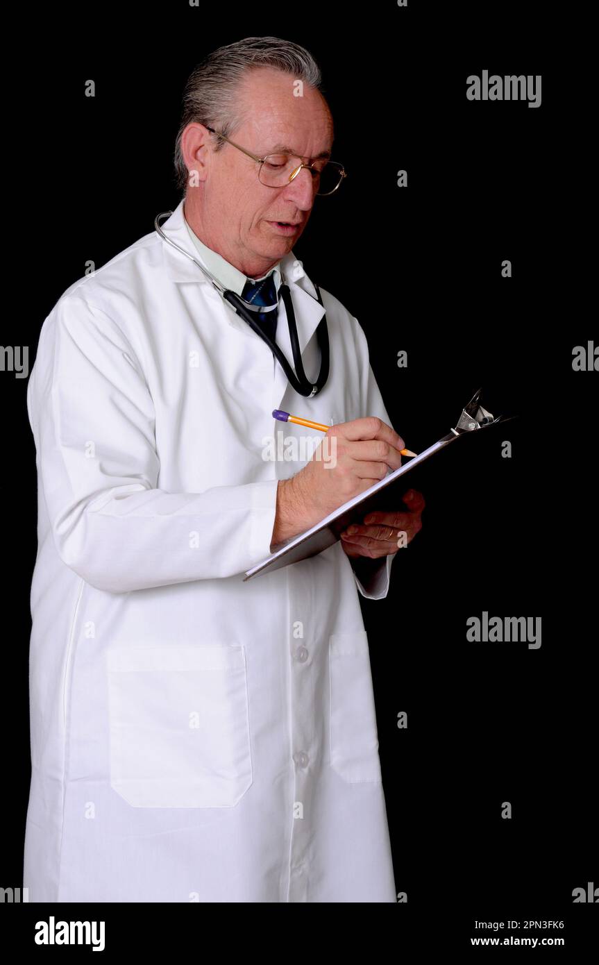 Man doctor wearing lab coat hi-res stock photography and images - Alamy
