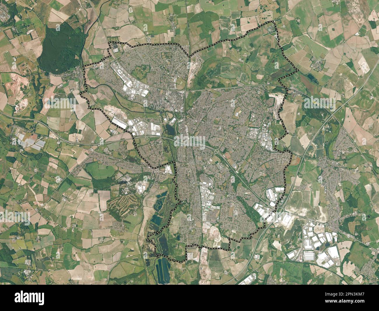 Tamworth, non metropolitan district of England Great Britain. High