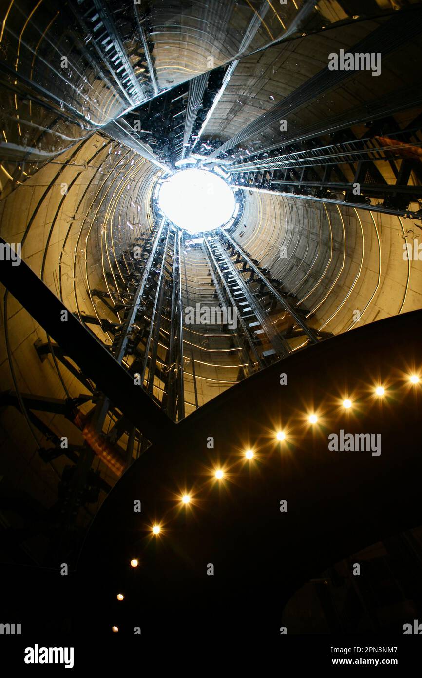 Battersea Power Station - Lift 109 - Going Up Stock Photo