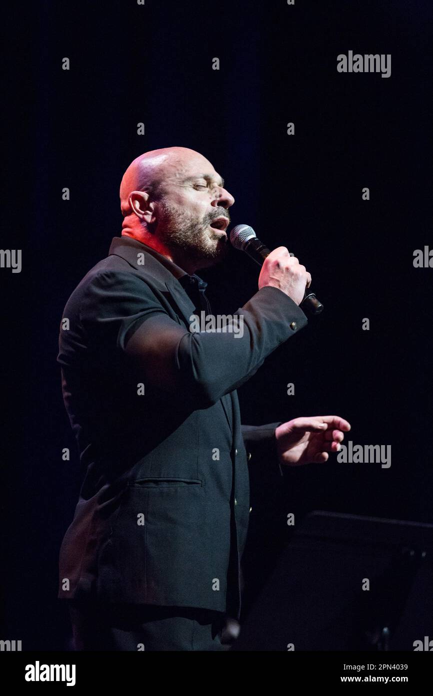 Rome, Italy. 15th Apr, 2023. Raiz Sing on stage during Raiz - Raiz ...
