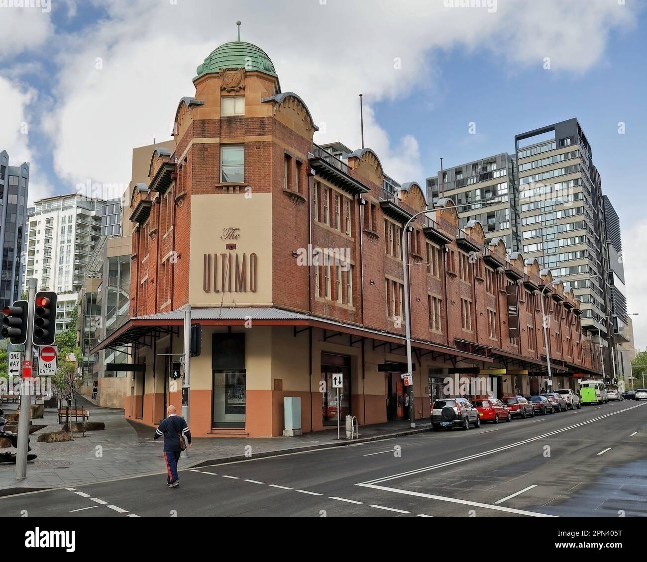 594 Heritage-listed The Ultimo building from 1911 at the heart of Chinatown in the Haymaket suburb. Sydney-Australia. Stock Photo