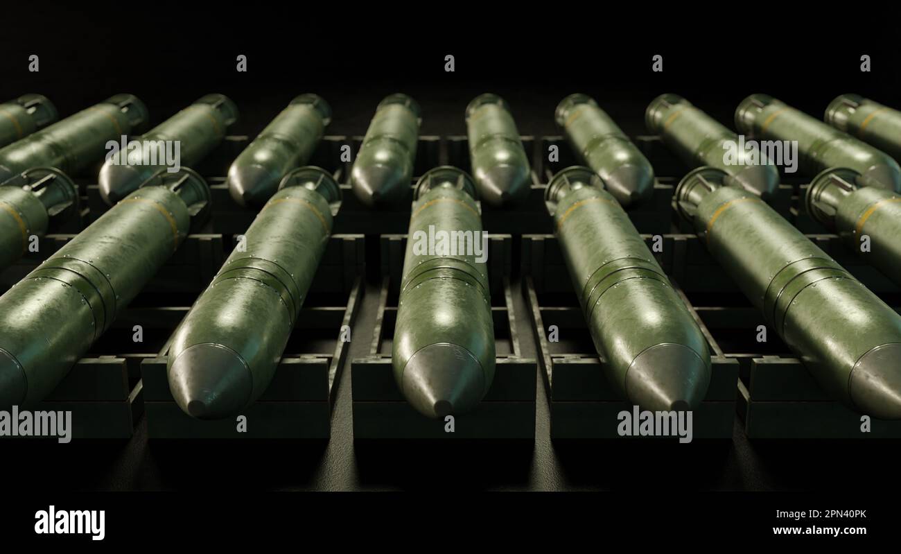War Atmoic Rockets Explosives depot hi-res stock photography and images - Alamy