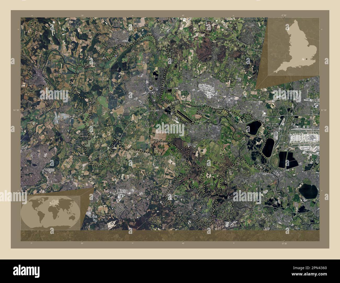 Windsor and Maidenhead, metropolitan district of England Great Britain. High resolution