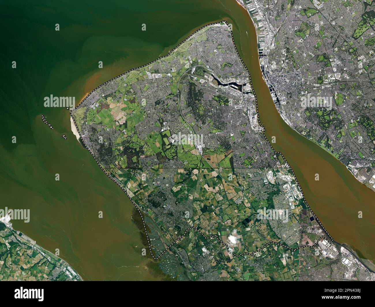 Wirral, metropolitan district of England Great Britain. High