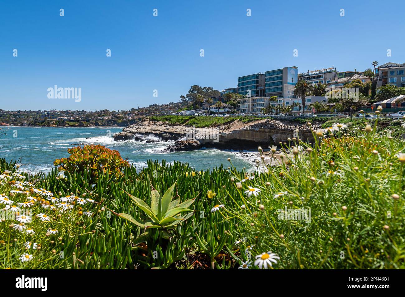 Coastline of La Jolla Stock Photo