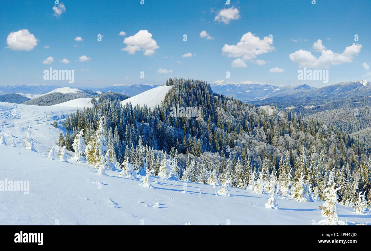 Covered peak ridge rime ice hi-res stock photography and images - Alamy