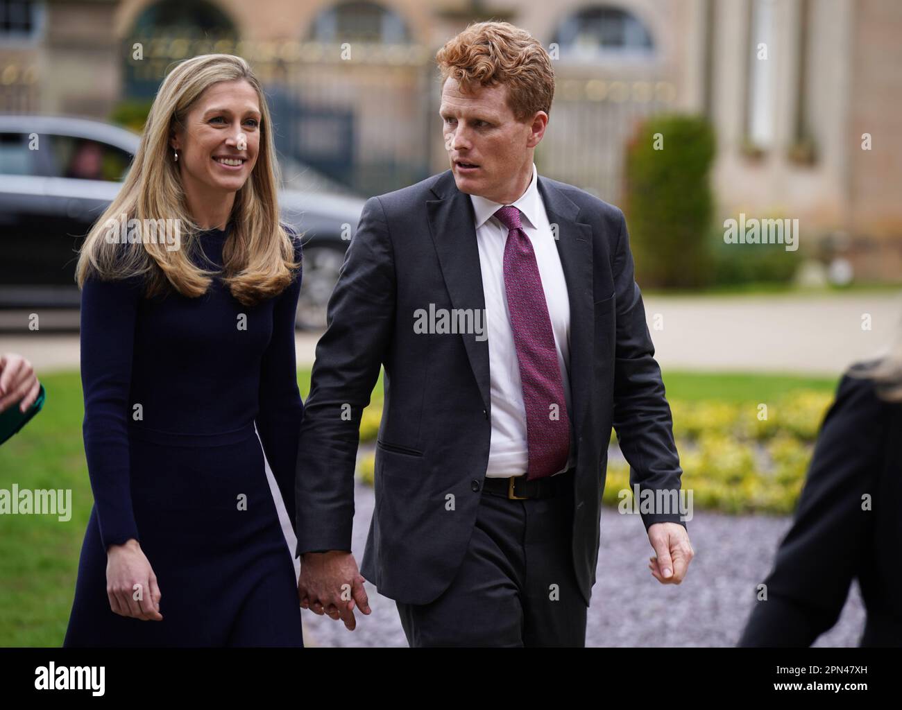 Joe Kennedy III Special Envoy for Northern Ireland and his wife Lauren