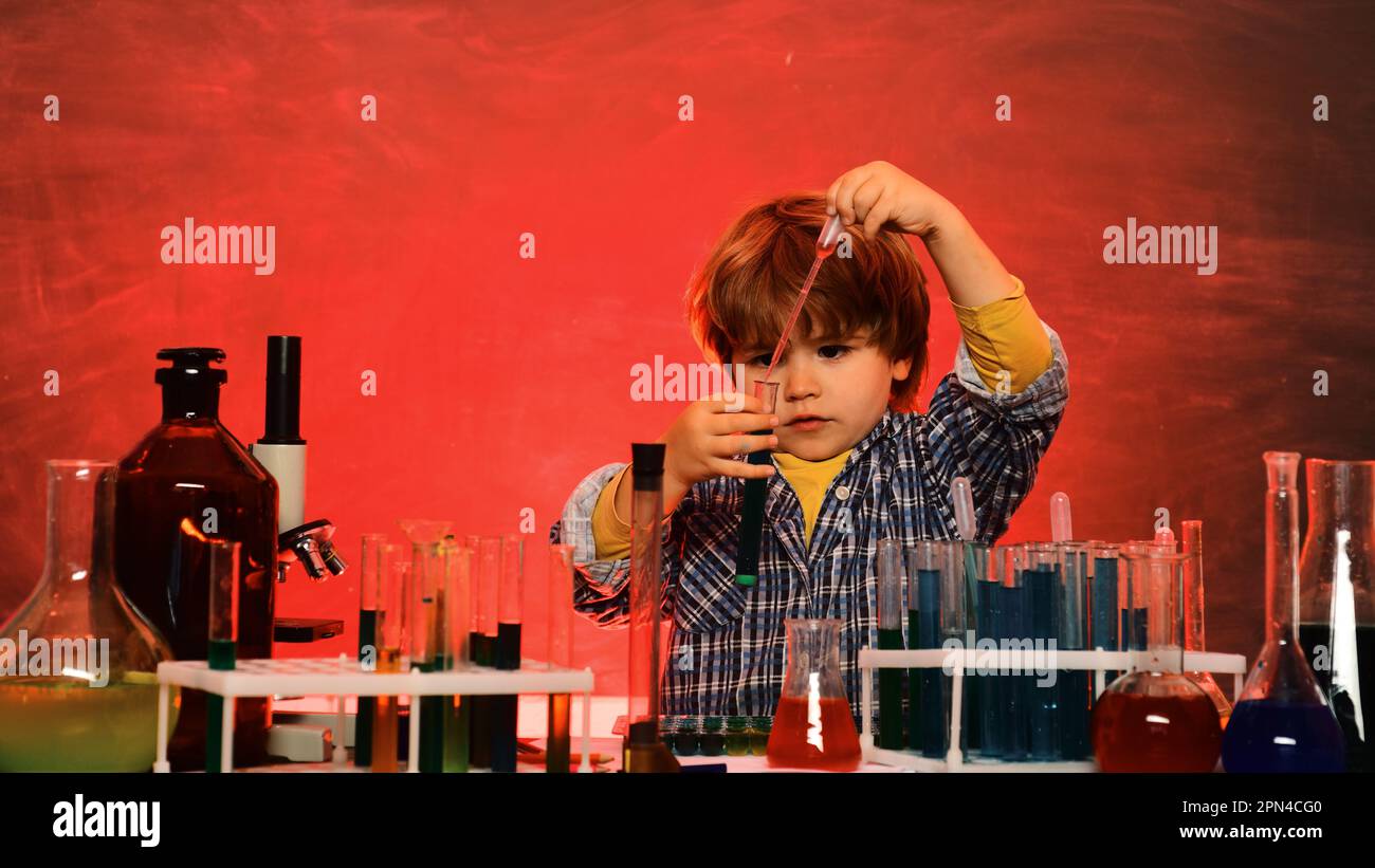 They carried out a new experiment in chemistry. Back to school and home ...