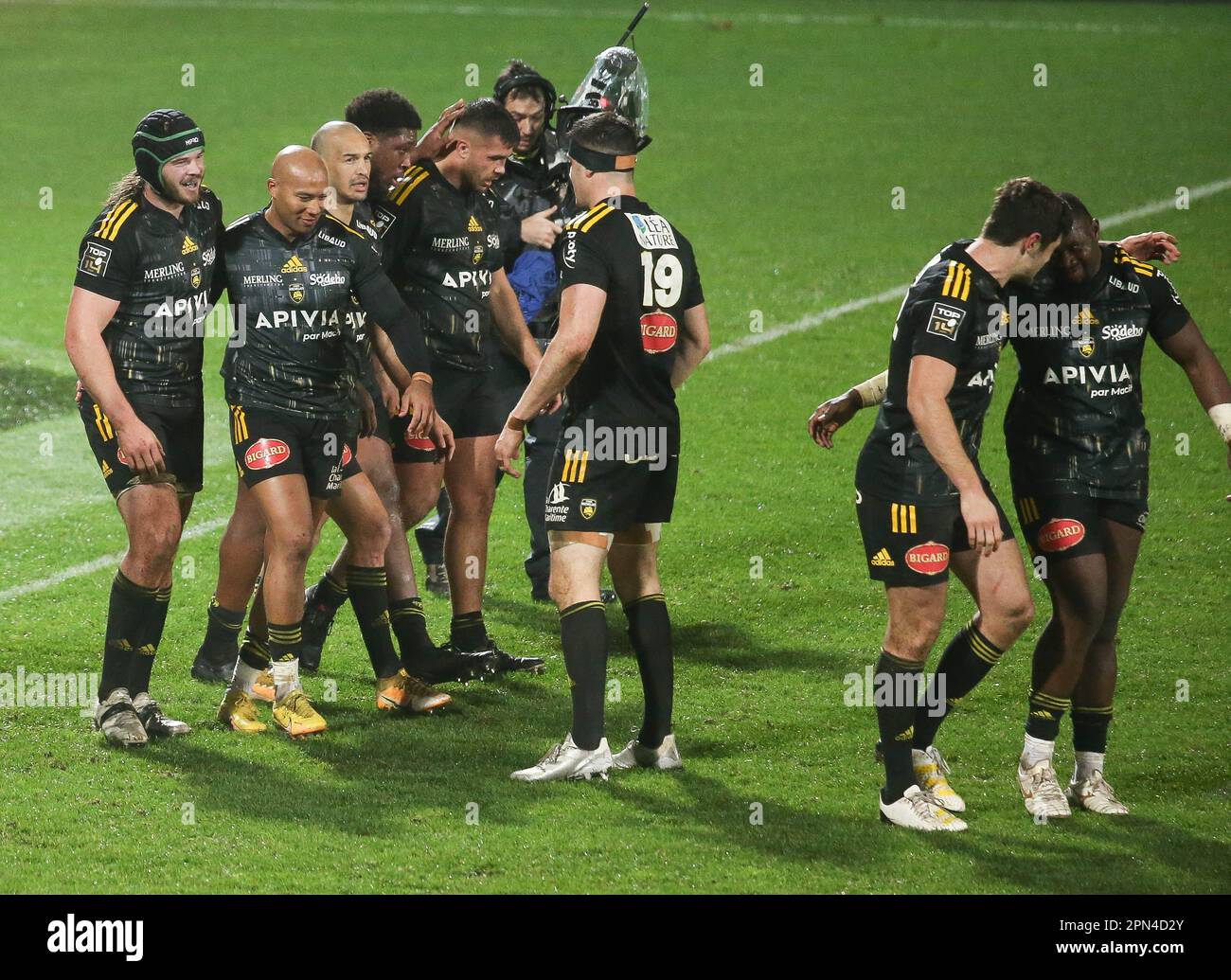 during the Champions Cup, rugby union match between Stade Rochelais (La ...