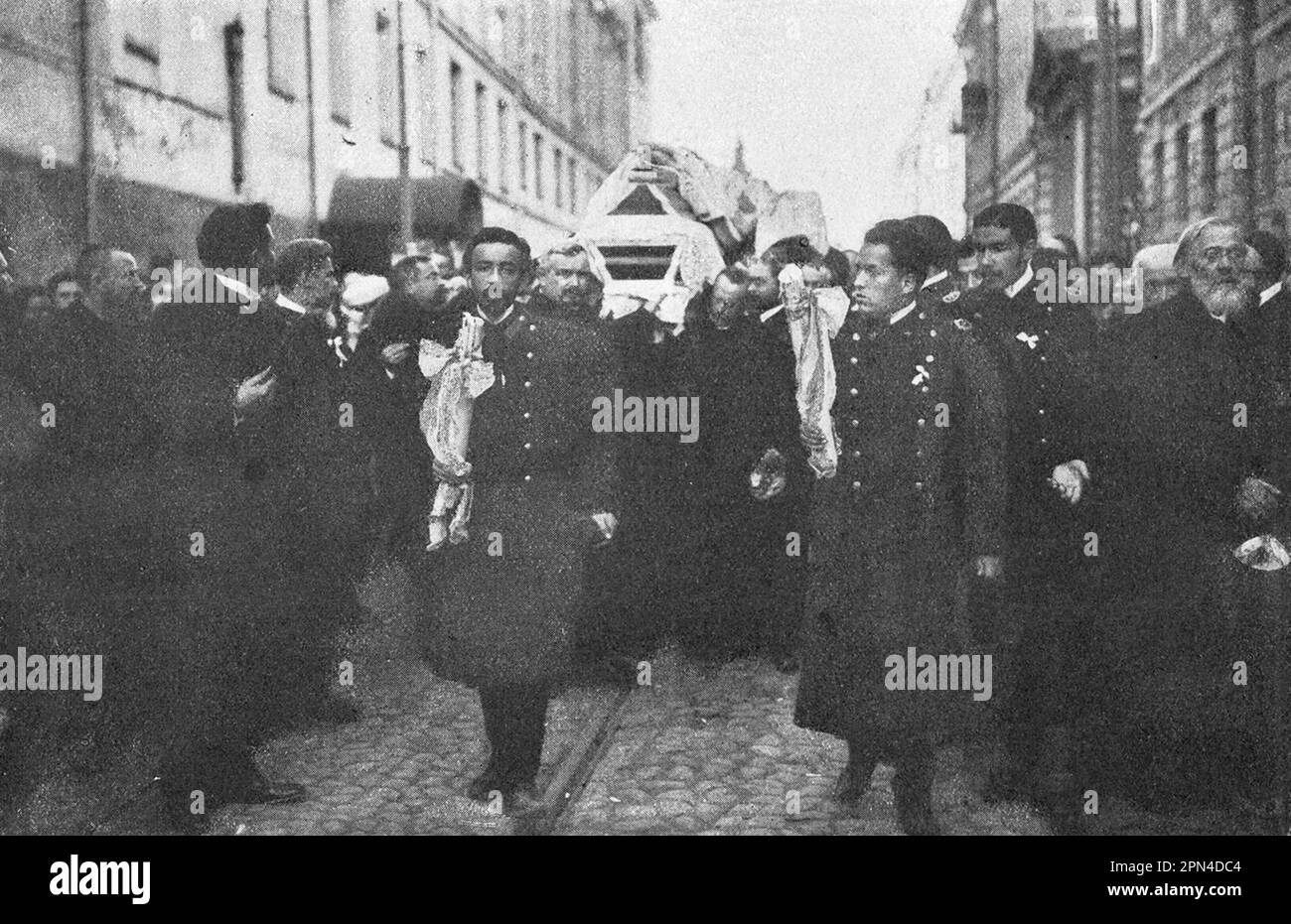 Funeral procession at the funeral of Sergei Muromtsev. Photo from 1910