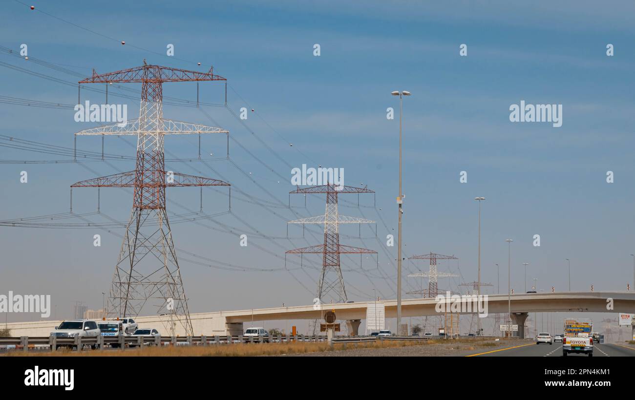 high voltage wires Stock Photo Alamy