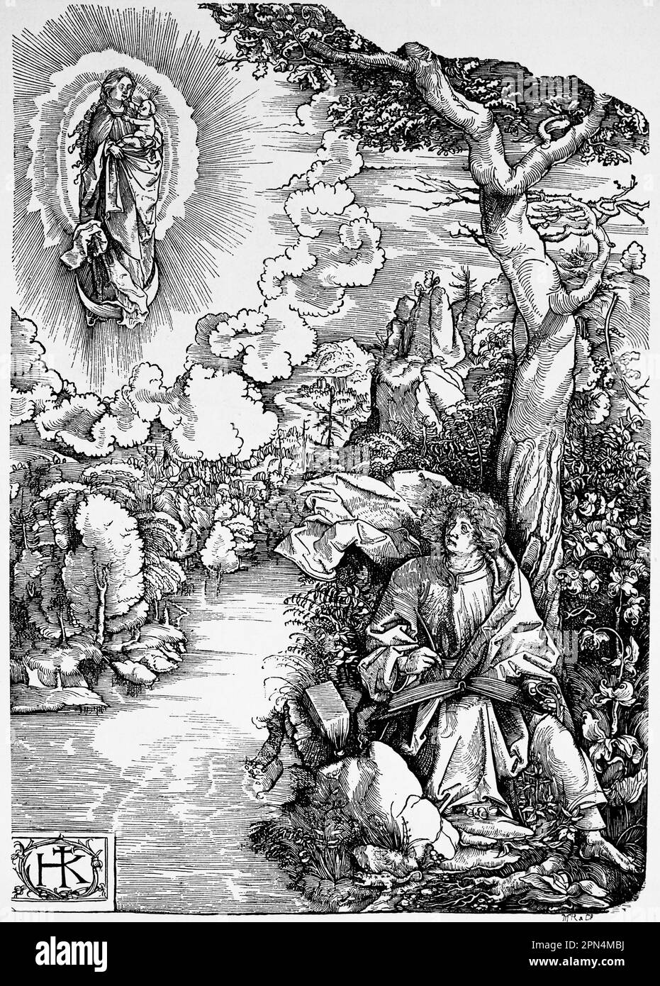 Revelation of jesus Black and White Stock Photos & Images - Alamy