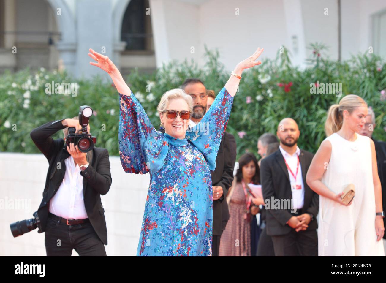 "The Laundromat" red carpet Meryl Streep Venice 76 Stock Photo Alamy