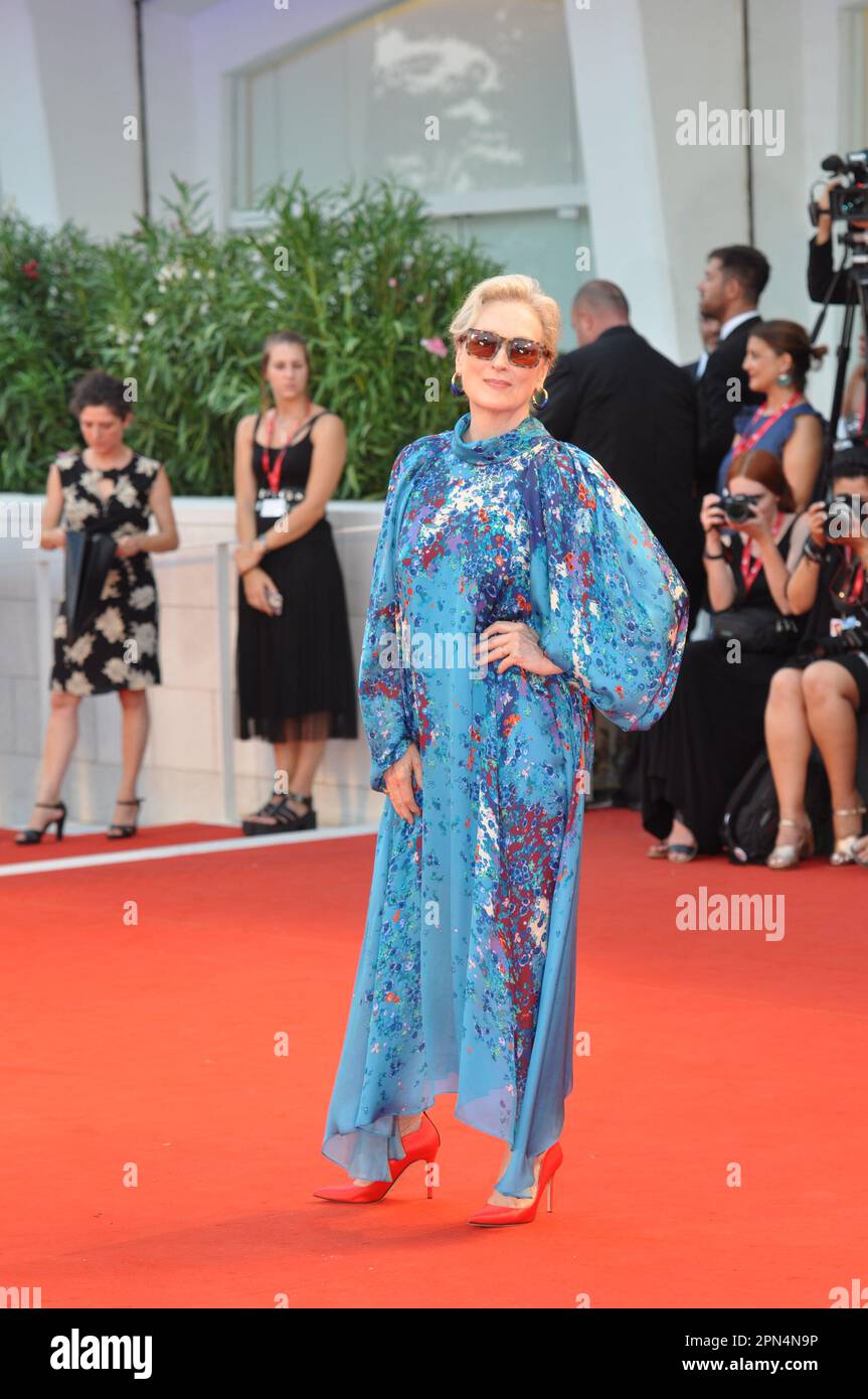 "The Laundromat" red carpet Meryl Streep Venice 76 Stock Photo Alamy