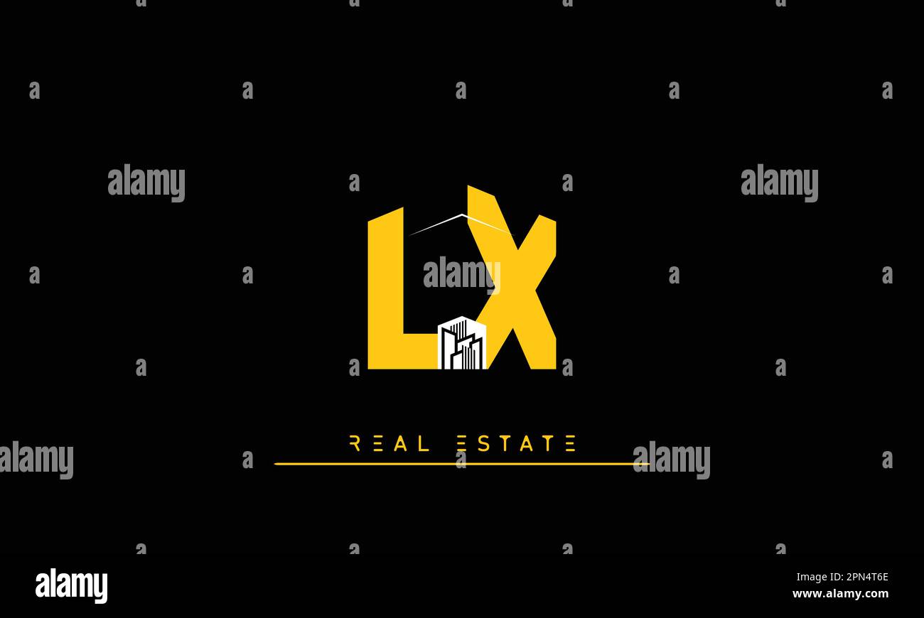 Lx real estate logo hi-res stock photography and images - Alamy