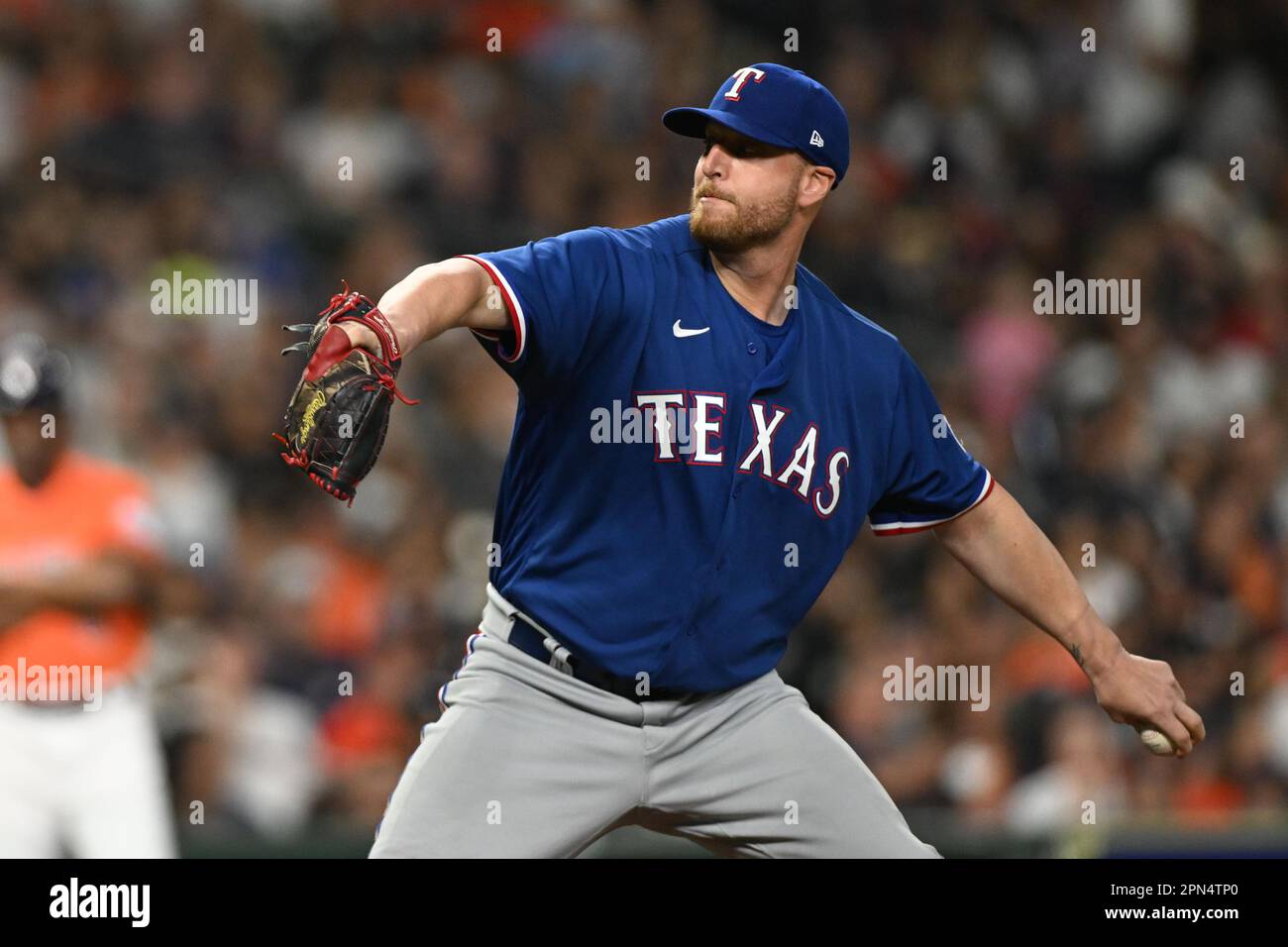 Texas Rangers relief pitcher Will Smith (51) comes into pitch in the bottom  of the seventh inning during the MLB game between the Texas Ranges and the  Stock Photo - Alamy