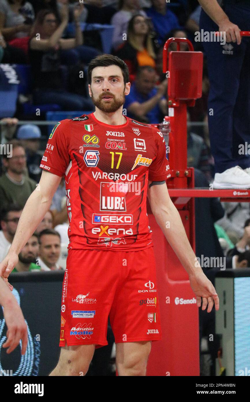 Milan, Italy. 16th Apr, 2023. Allianz Cloud, Milan, Italy, April 16, 2023, SIMONE ANZANI (CUCINE