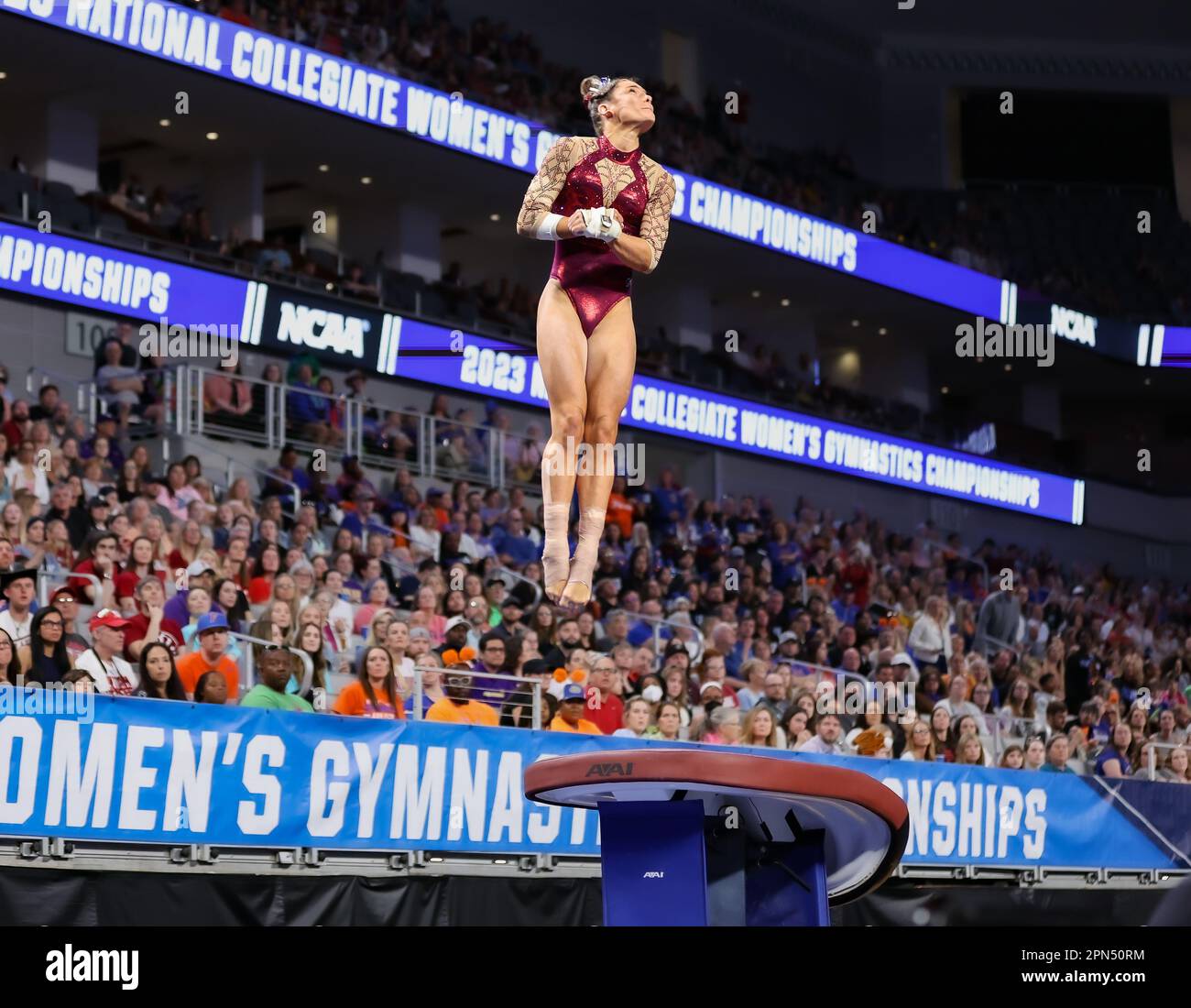 Fort Worth, TX, USA. 15th Apr, 2023. Oklahoma's Jordan Bowers does her