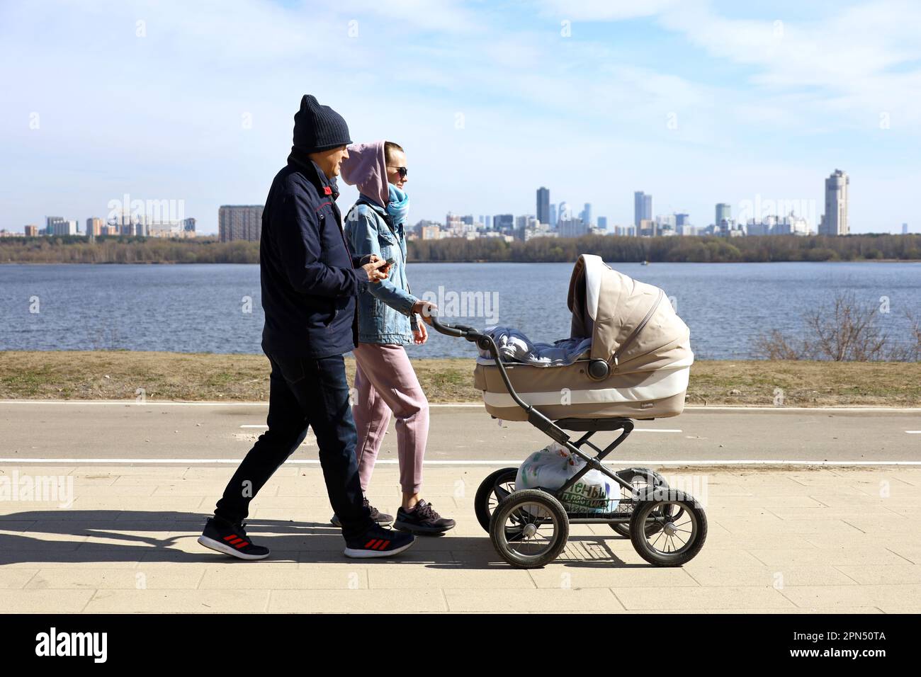 Pram walking on sale