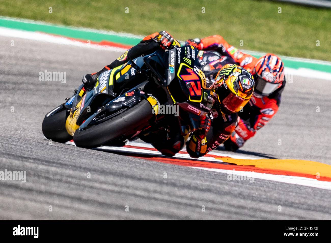 Texas, USA. 16th Apr, 2023. Maverick Vinales #12 with April Racing Team ...