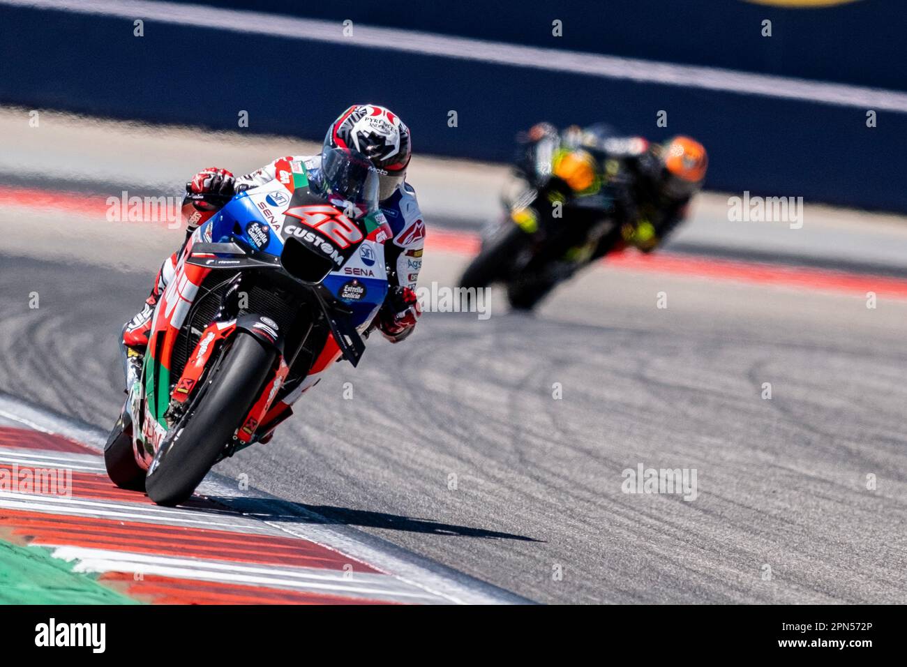 Texas, USA. 16th Apr, 2023. Alex Rins #42 with April Racing in action ...