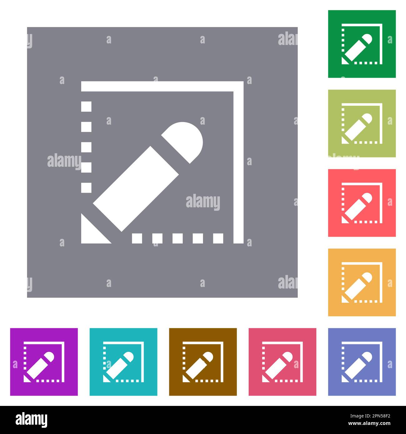 Square shape dashed hi-res stock photography and images - Alamy