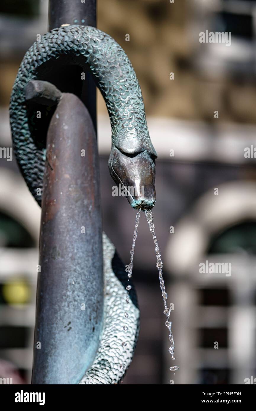 The Mechternbrunnen in Cologne Ehrenfeld in memory of St. Gereon who ...