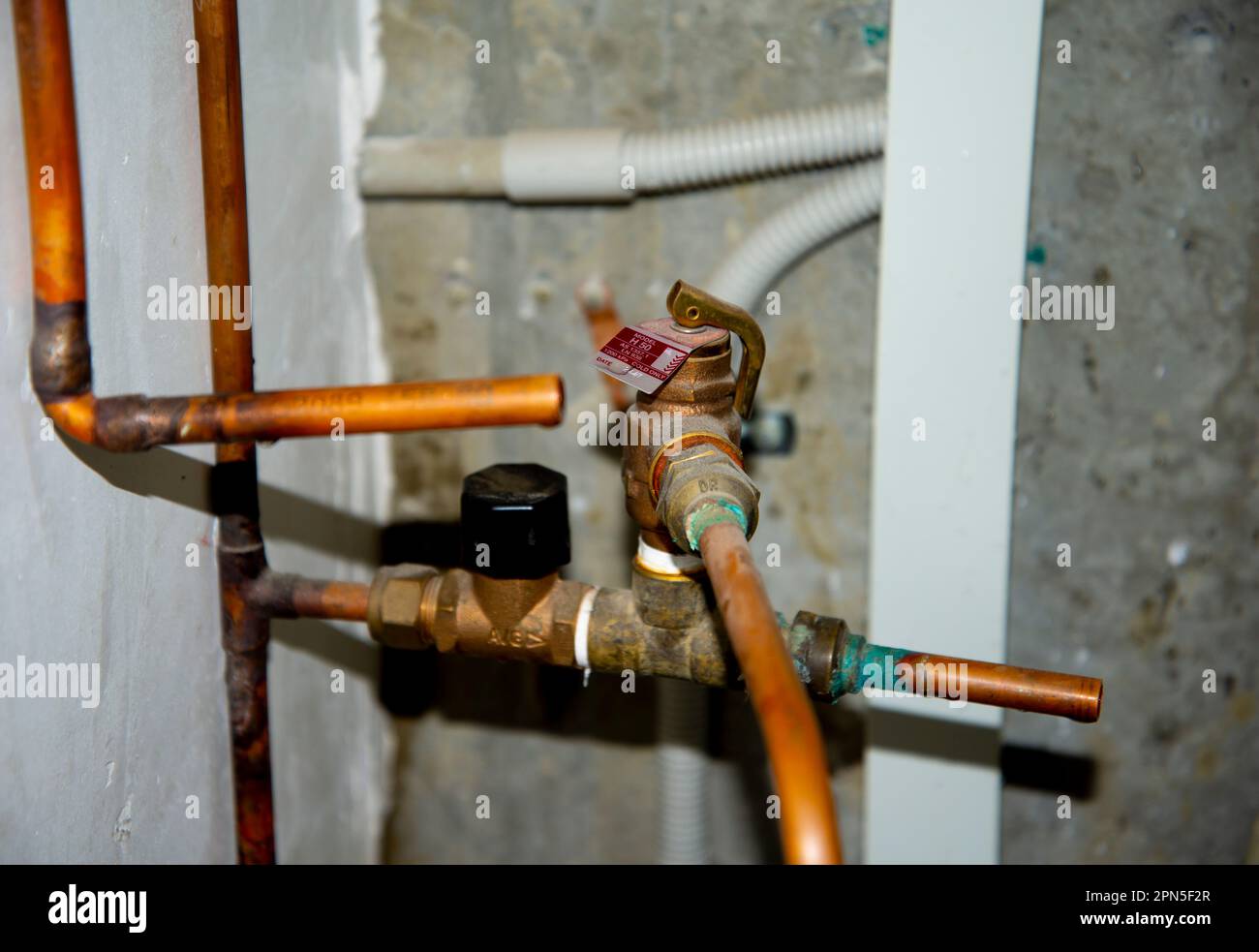 Pressure Valve for Electric Water Heater Stock Photo Alamy