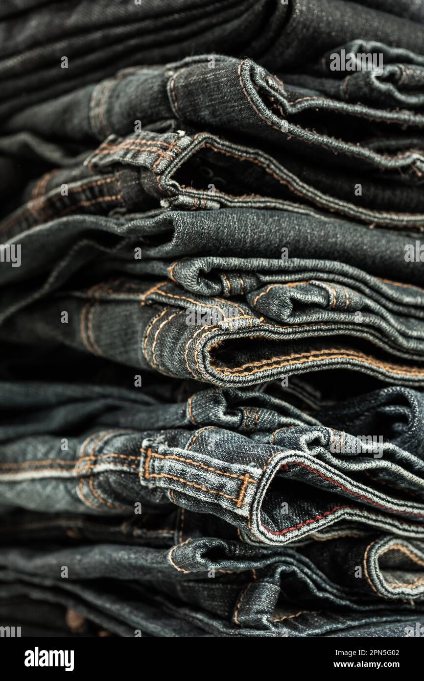 Black jeans denim fashion hi-res stock photography and images - Alamy
