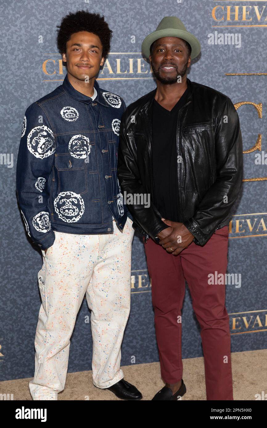 Hollywood, USA. 16th Apr, 2023. Corteon Moore and Harold Perrineau, Jr