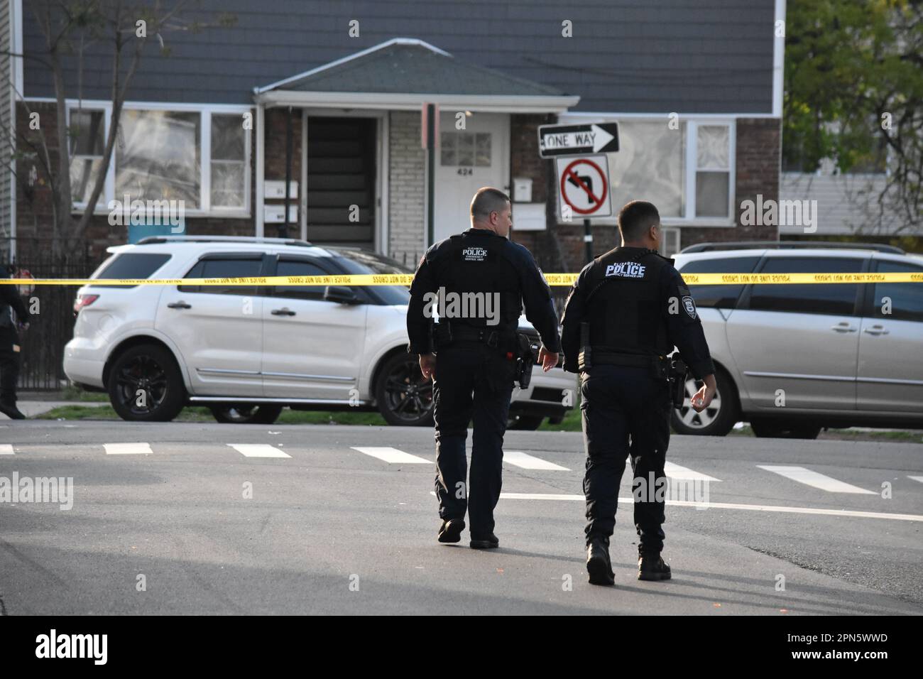 Shell casings police tape hi-res stock photography and images - Alamy