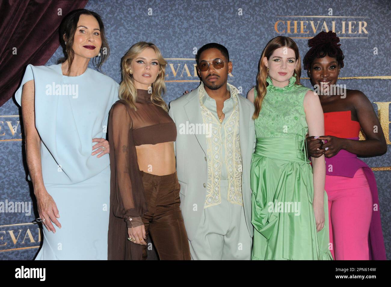 Los Angeles, CA. 16th Apr, 2023. Minnie Driver, Samara Weaving, Lucy