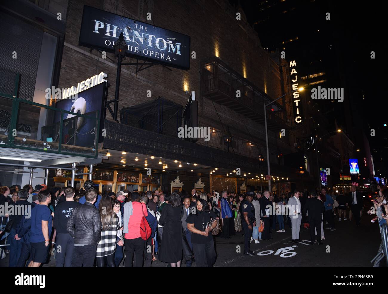 Phantom of the Opera Marquee at The Majestic Theatre, 245 W. 44th