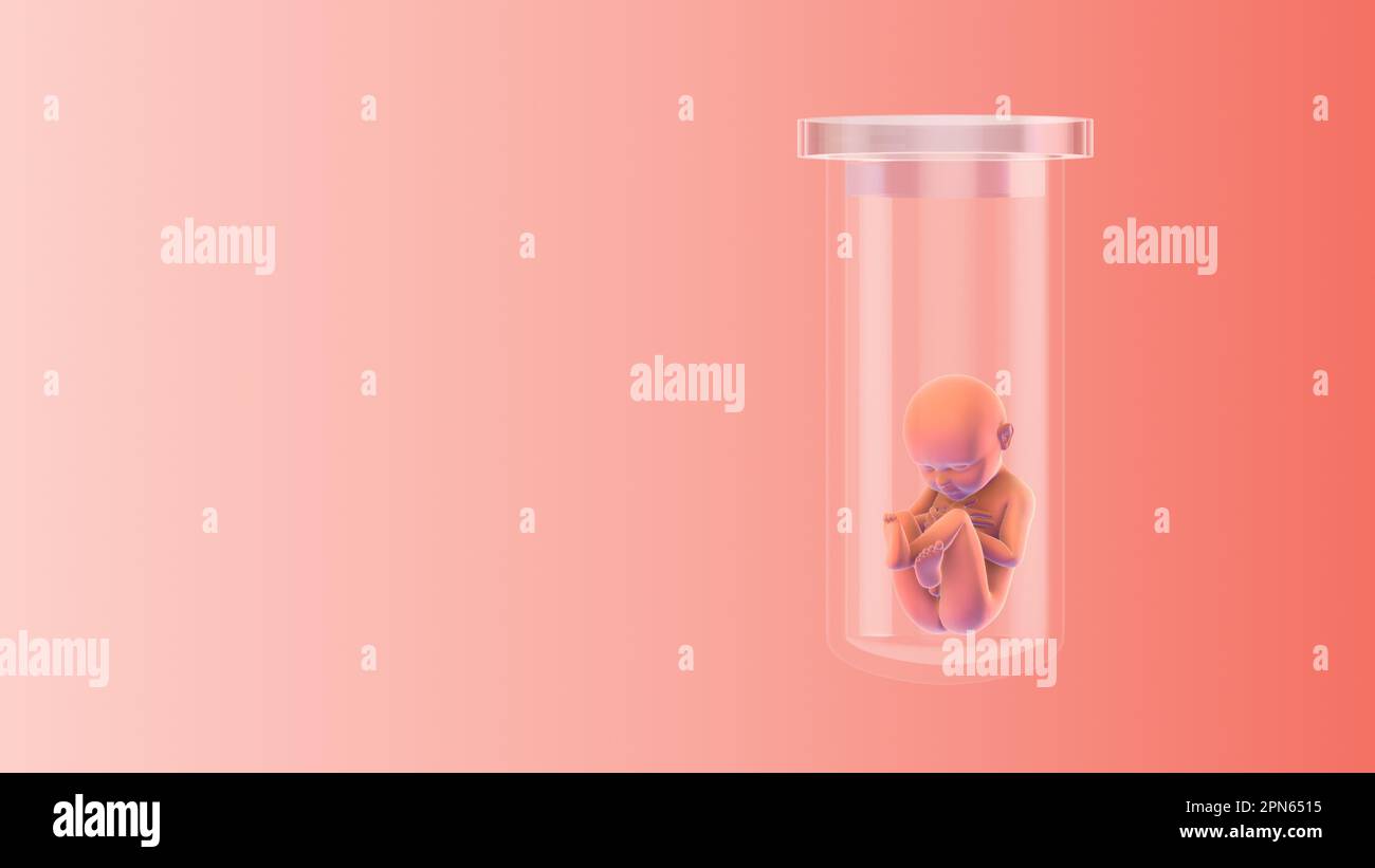 Vitro fertilization with the test tube baby Stock Photo Alamy