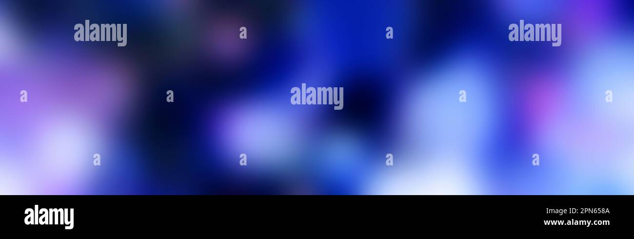 Blurred blue background with bokeh Stock Photo