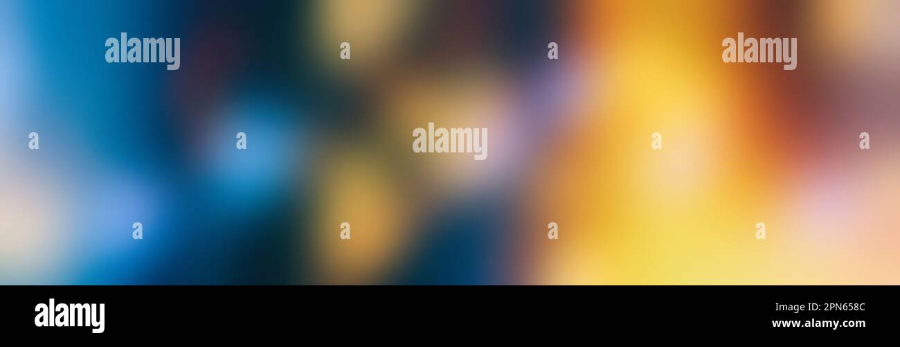 Defocused abstract background with bokeh defocused lights and Stock Photo