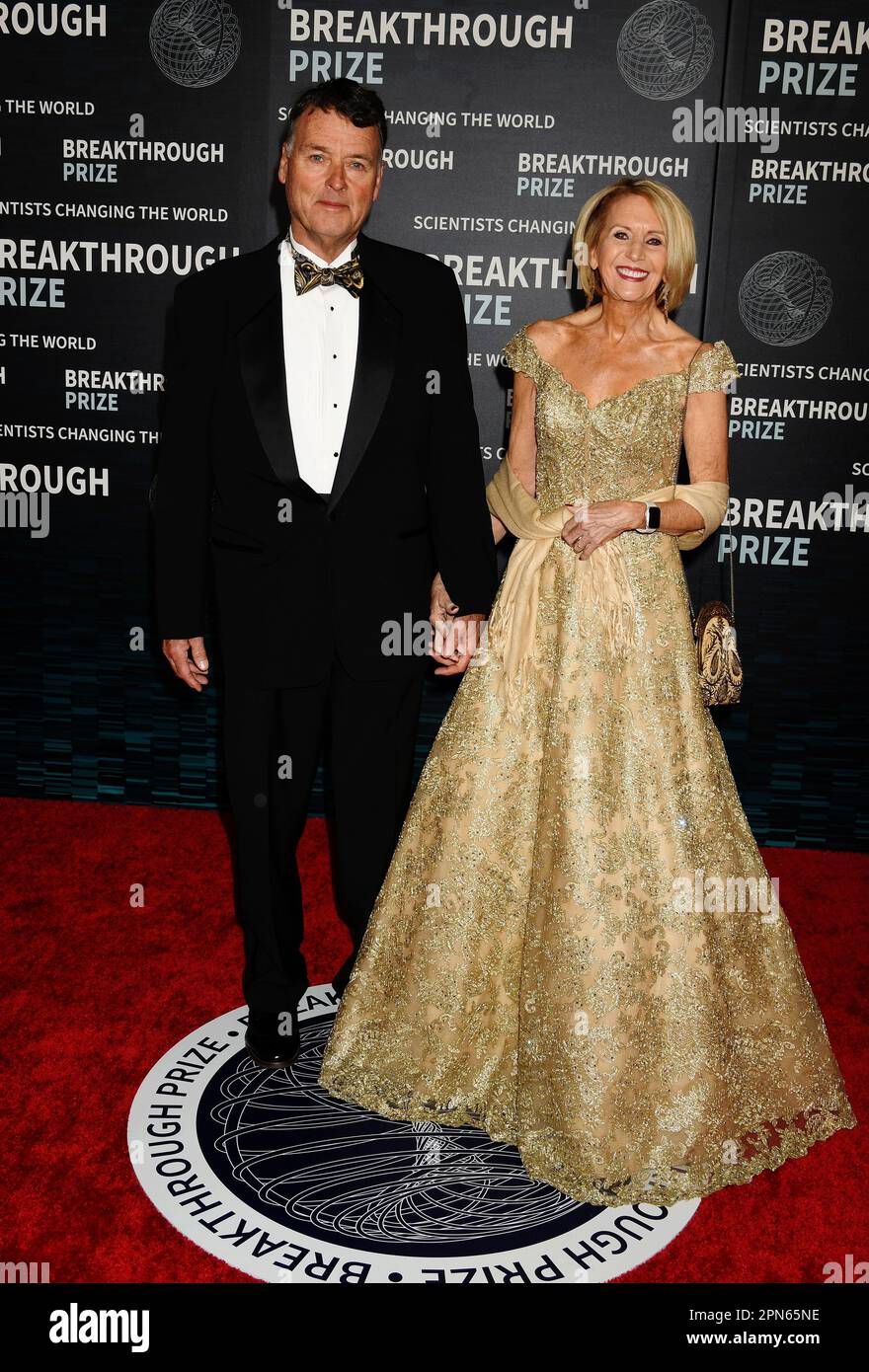 LOS ANGELES, CALIFORNIA APRIL 15 Dr. Marcia McNutt (R) and guest attend the Ninth