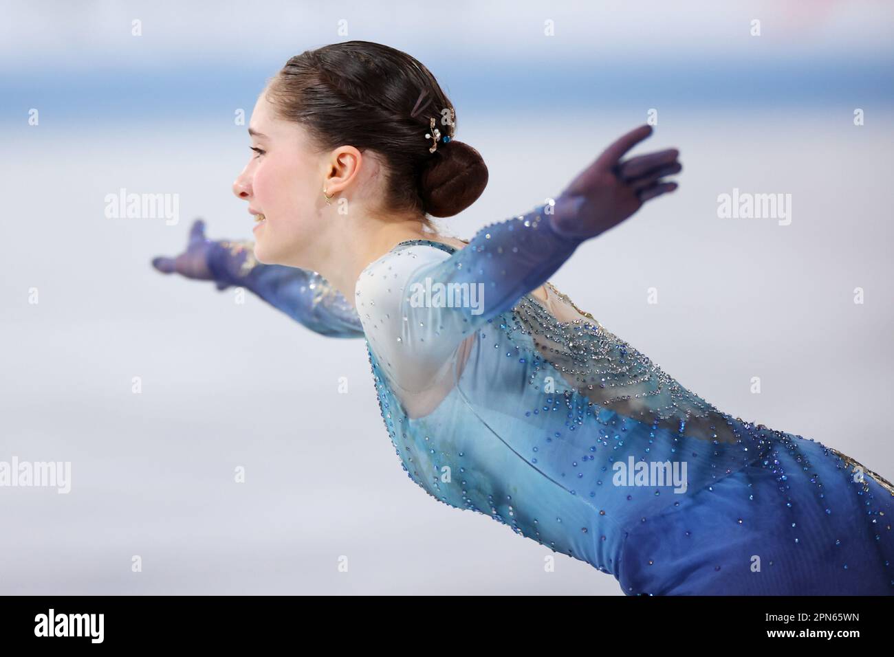 Tokyo, Japan. 14th Apr, 2023. Isabeau Levito (USA) Figure Skating ISU World Team Trophy in
