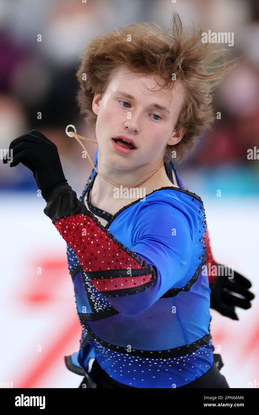 Tokyo, Japan. 15th Apr, 2023. Ilia Malinin (USA) Figure Skating ISU World Team Trophy in