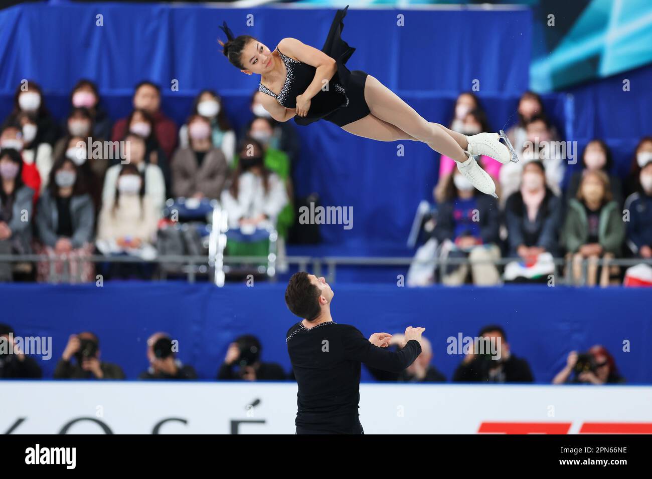 Tokyo, Japan. 15th Apr, 2023. Cho Hyejin & Steven Adcock (KOR) Figure Skating ISU World Team