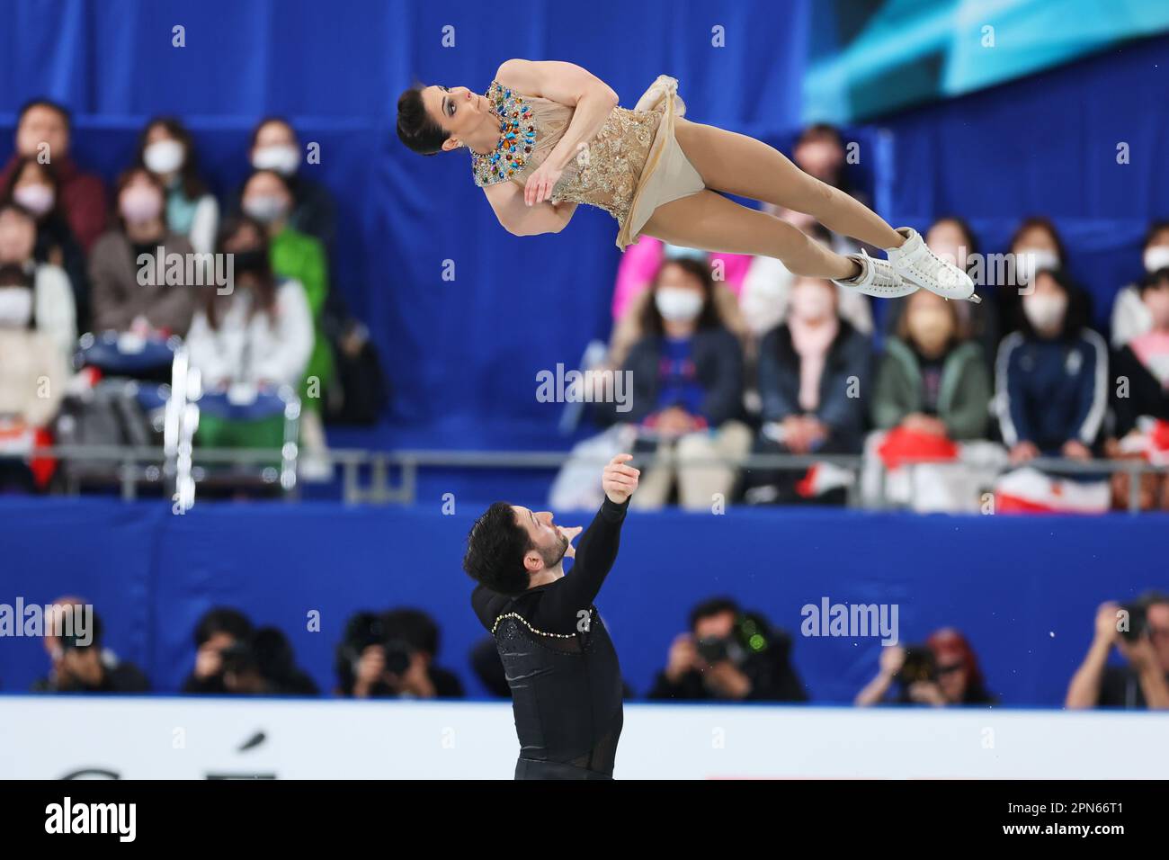 Tokyo, Japan. 15th Apr, 2023. Deanna StellatoDudek & Maxime Deschamps (CAN) Figure Skating