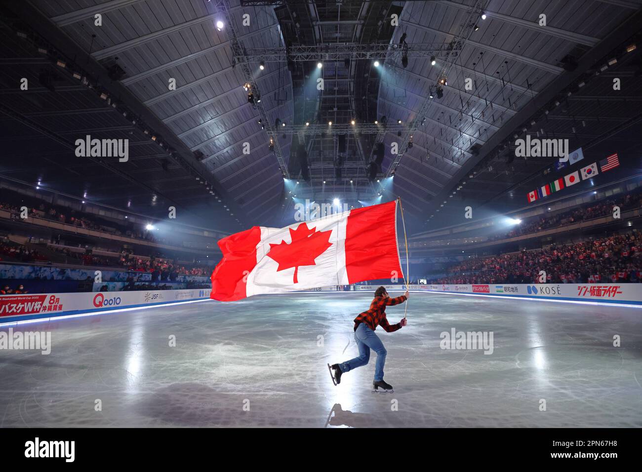 Tokyo, Japan. 16th Apr, 2023. Keegan Messing (CAN) Figure Skating ISU World Team Trophy in
