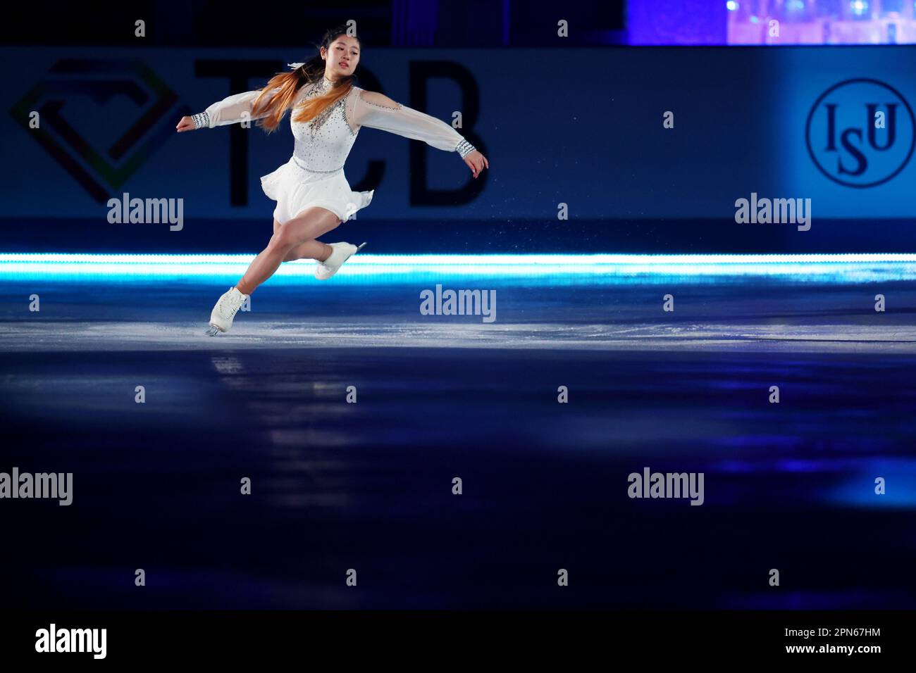 Tokyo, Japan. 16th Apr, 2023. Lee Haein (KOR) Figure Skating ISU World Team Trophy in Figure
