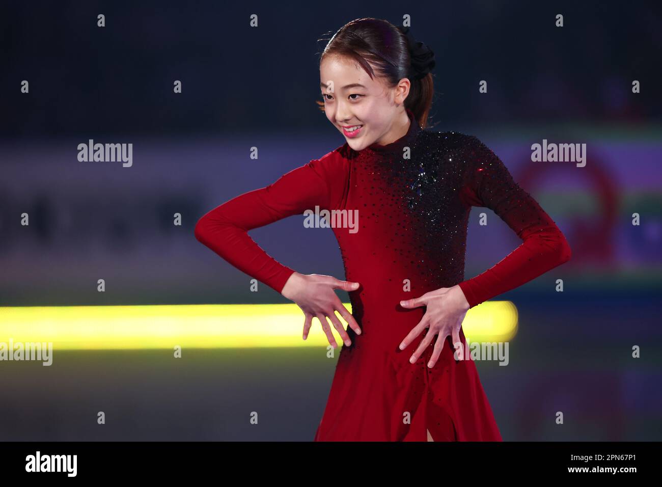 Tokyo, Japan. 16th Apr, 2023. Rena Uezono Figure Skating ISU World