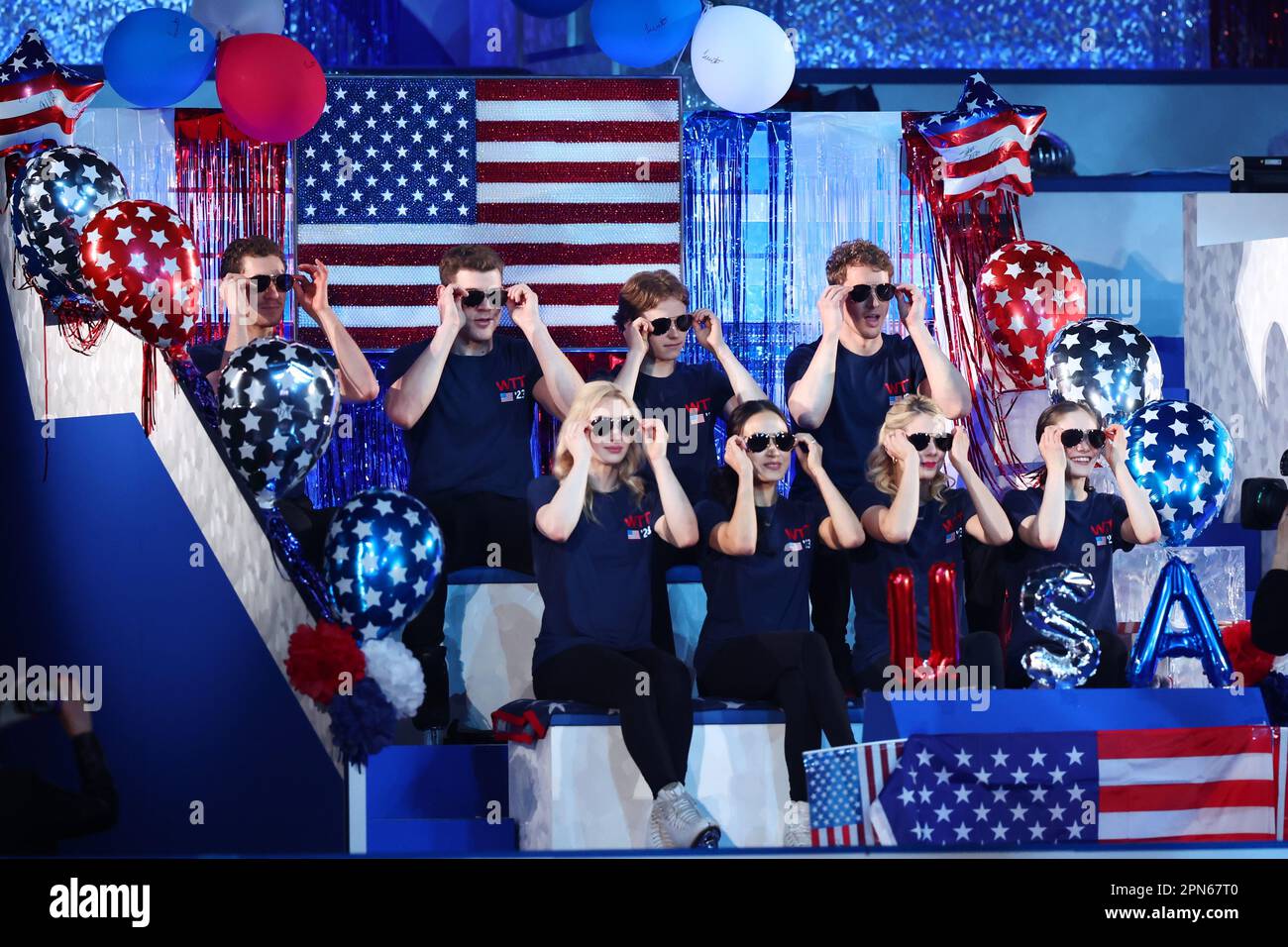 Tokyo, Japan. 16th Apr, 2023. USA team group (USA) Figure Skating ISU