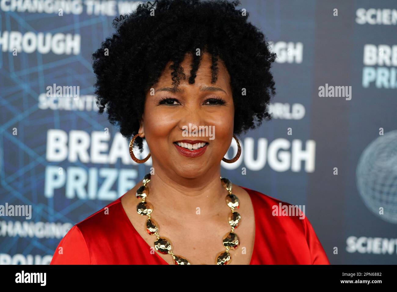 Mae Jemison arrives at the ninth Breakthrough Prize Awards on Saturday