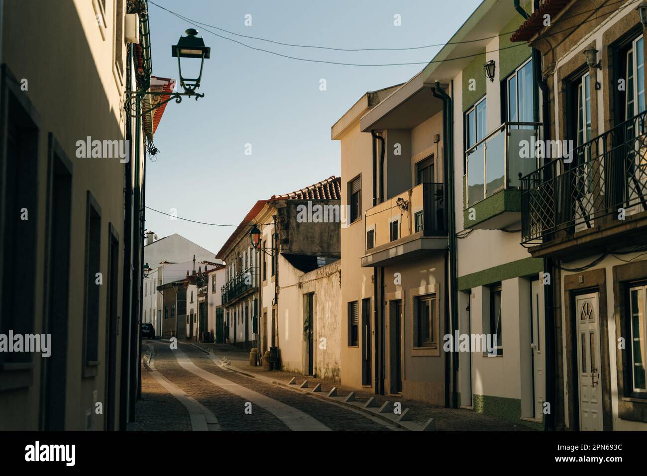 Vila do CondePortoPortugal - September 2022: Cityscape of Vila do Conde in Portugal. High quality photo Stock Photo