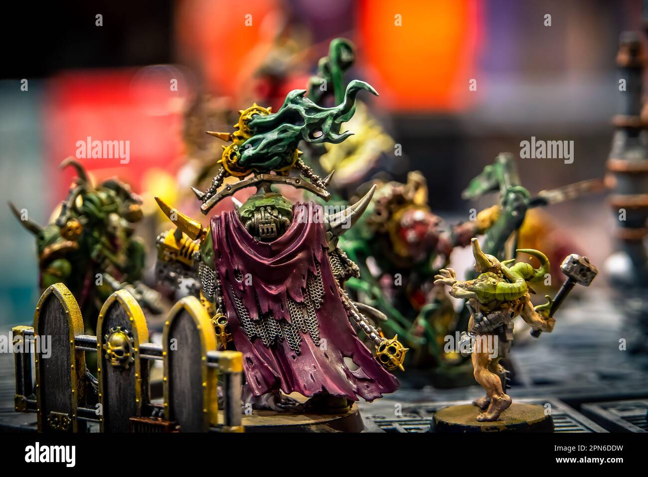 Warhammer is the first game spins a tale of deception across multiple factions, each with unique strengths and tools to level the battlefield. Stock Photo