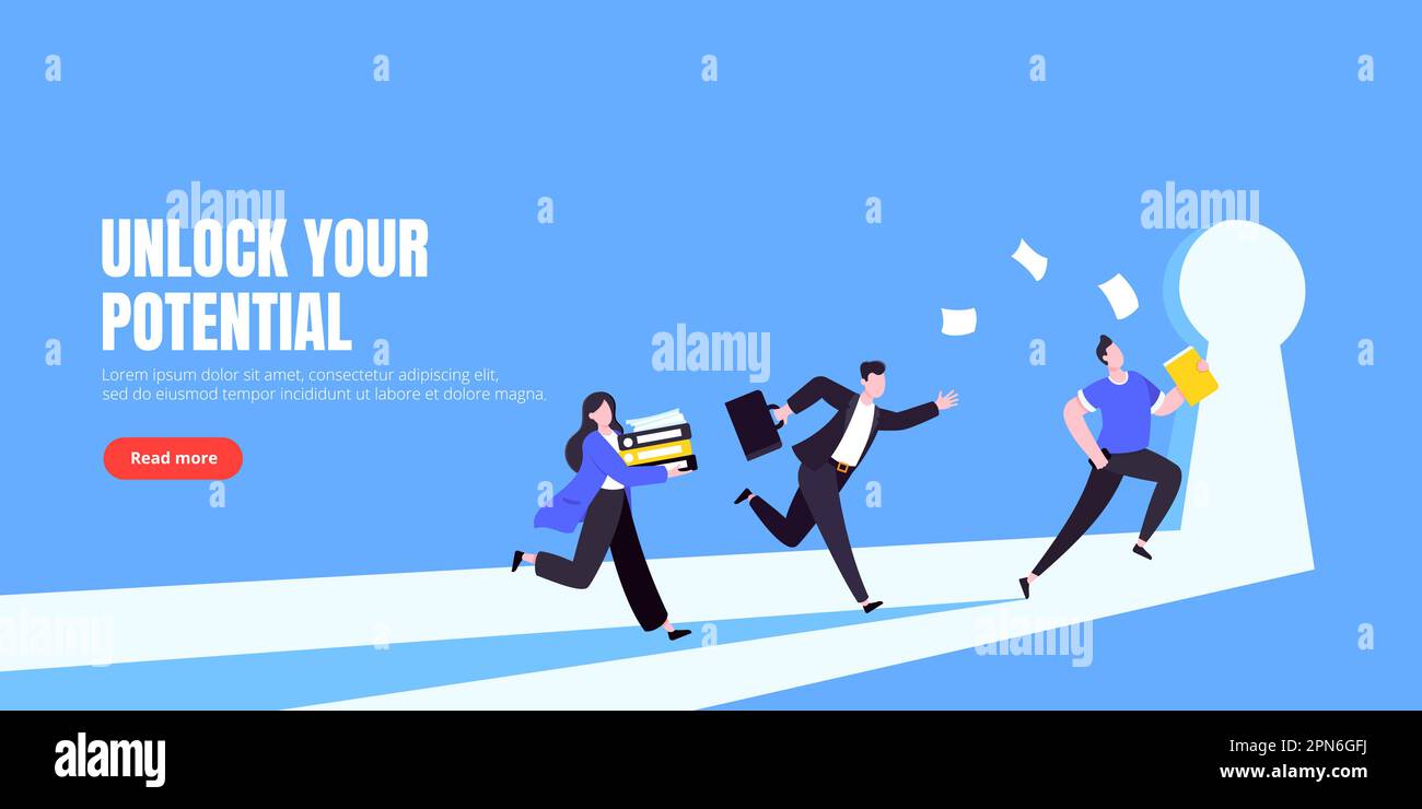 Unlock your potential Stock Vector Images - Alamy